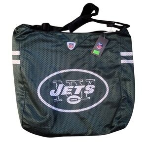 NFL New York Jets Jersey Tote Bag Green Mesh Crossbody Shoulder Bag NWT